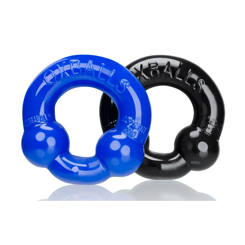 Oxballs Pack Cockrings Ultraballs Oxballs Noir-Bleu